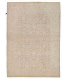 Hand Knotted Serenity Wool Rug 4' 0" X 5' 8" 4' 0" X 5' 8" (122 X 173) / Brown / Ivory