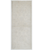 Hand Knotted Serenity Wool Rug 2' 7" X 6' 4" 2' 7" X 6' 4" (79 X 193) / Ivory / Ivory