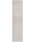 Hand Knotted Serenity Wool Rug 2' 6" X 9' 9" 2' 6" X 9' 9" (76 X 297) / Ivory / Taupe