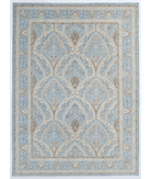 Hand Knotted Serenity Wool Rug 10' 0" X 13' 9" 10' 0" X 13' 9" (305 X 419) / Blue / Ivory