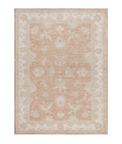 Hand Knotted Serenity Wool Rug 4' 0" X 5' 3" 4' 0" X 5' 3" (122 X 160) / Brown / Ivory