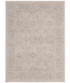Hand Knotted Serenity Wool Rug 3' 11" X 5' 5" 3' 11" X 5' 5" (119 X 165) / Ivory / Ivory