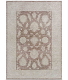 Hand Knotted Serenity Wool Rug 4' 0" X 5' 9" 4' 0" X 5' 9" (122 X 175) / Brown / Ivory