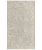 Hand Knotted Serenity Wool Rug 3' 1" X 5' 5" 3' 1" X 5' 5" (94 X 165) / Brown / Ivory