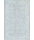 Hand Knotted Serenity Wool Rug 3' 4" X 5' 0" 3' 4" X 5' 0" (101 X 152) / Grey / Ivory