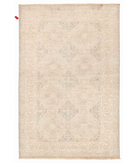 Hand Knotted Serenity Wool Rug 3' 1" X 4' 9" 3' 1" X 4' 9" (94 X 145) / Brown / Ivory