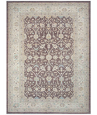 Hand Knotted Serenity Wool Rug 10' 3" X 13' 8" 10' 3" X 13' 8" (312 X 417) / Brown / Ivory