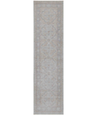 Hand Knotted Serenity Wool Rug 2' 8" X 10' 0" 2' 8" X 10' 0" (81 X 305) / Blue / Blue