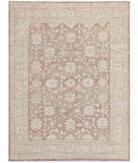 Hand Knotted Serenity Wool Rug 8' 10" X 11' 3" 8' 10" X 11' 3" (269 X 343) / Brown / Ivory