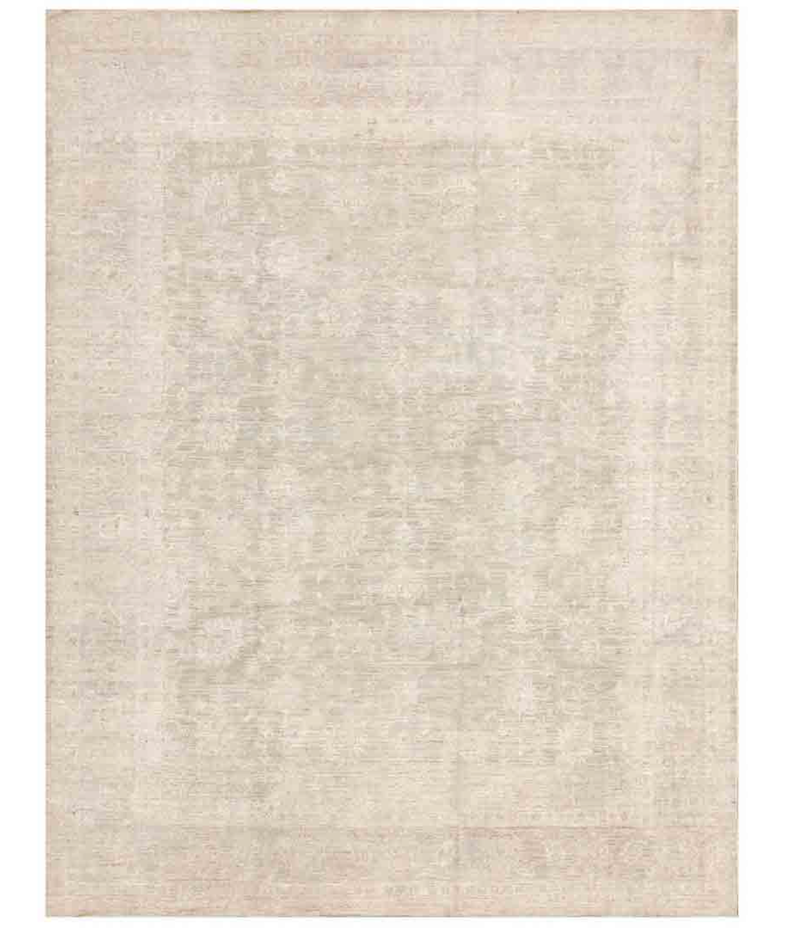Hand Knotted Serenity Wool Rug 7' 10" X 10' 1" 7' 10" X 10' 1" (239 X 307) / Brown / Teal