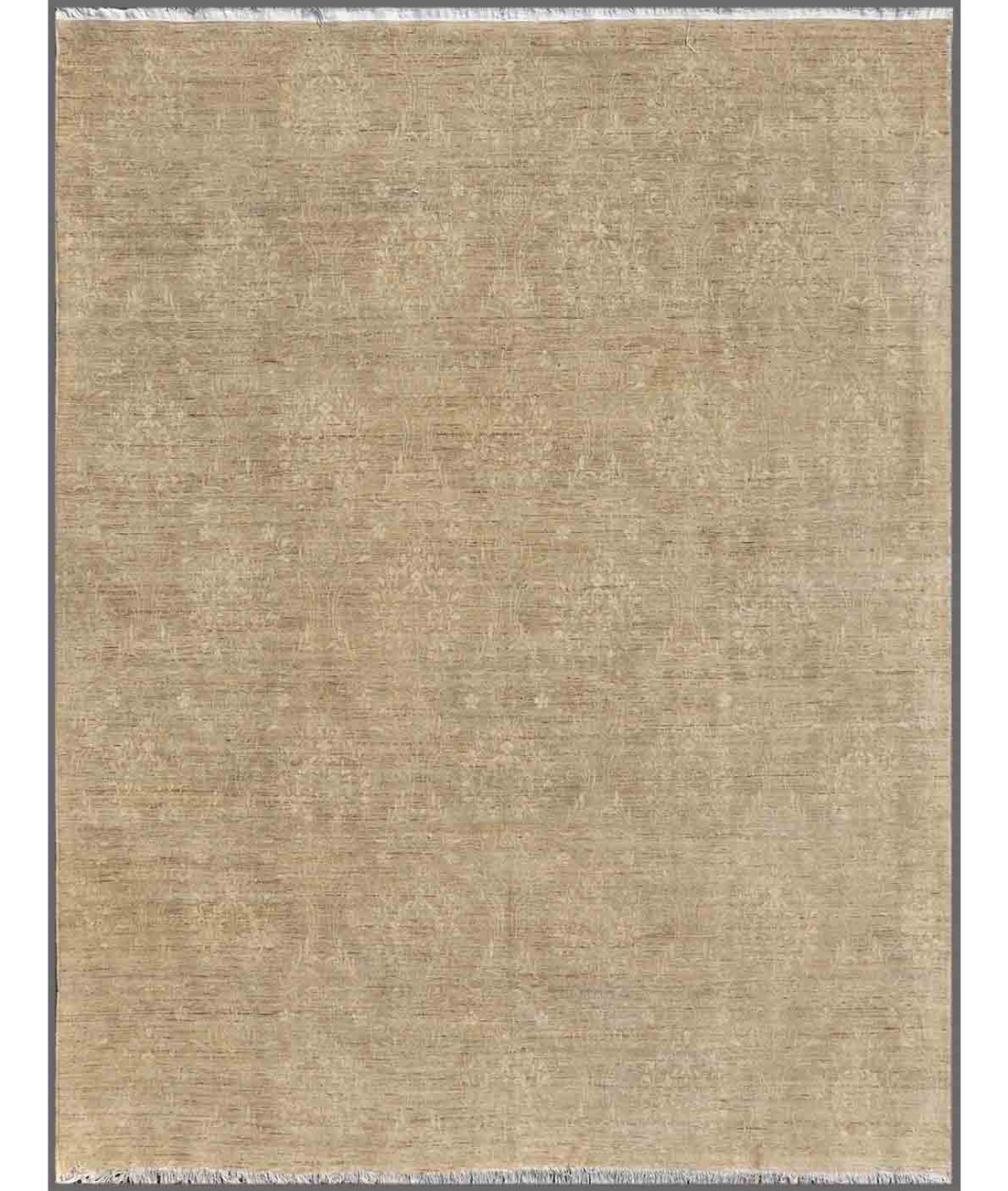 Hand Knotted Serenity Wool Rug 9' 0" X 11' 8" 9' 0" X 11' 8" (274 X 356) / Grey / Grey