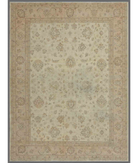 Hand Knotted Serenity Wool Rug 3' 0" X 10' 2" 3' 0" X 10' 2" (91 X 310) / Ivory / Gold