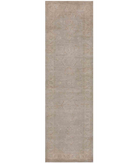 Hand Knotted Serenity Wool Rug 2' 7" X 8' 5" 2' 7" X 8' 5" (79 X 257) / Grey / Ivory