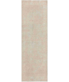 Hand Knotted Serenity Wool Rug 2' 7" X 7' 10" 2' 7" X 7' 10" (79 X 239) / Teal / Ivory