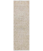 Hand Knotted Serenity Wool Rug 2' 7" X 7' 10" 2' 7" X 7' 10" (79 X 239) / Ivory / Ivory