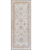 Hand Knotted Serenity Wool Rug 2' 7" X 6' 9" 2' 7" X 6' 9" (79 X 206) / Ivory / Taupe