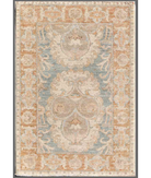 Hand Knotted Serenity Wool Rug 2' 0" X 2' 9" 2' 0" X 2' 9" (61 X 84) / Teal / Rust