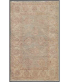 Hand Knotted Serenity Wool Rug 2' 7" X 4' 2" 2' 7" X 4' 2" (79 X 127) / Blue / Ivory