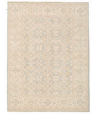 Hand Knotted Serenity Wool Rug 9' 1" X 11' 11" 9' 1" X 11' 11" (277 X 363) / Grey / Ivory