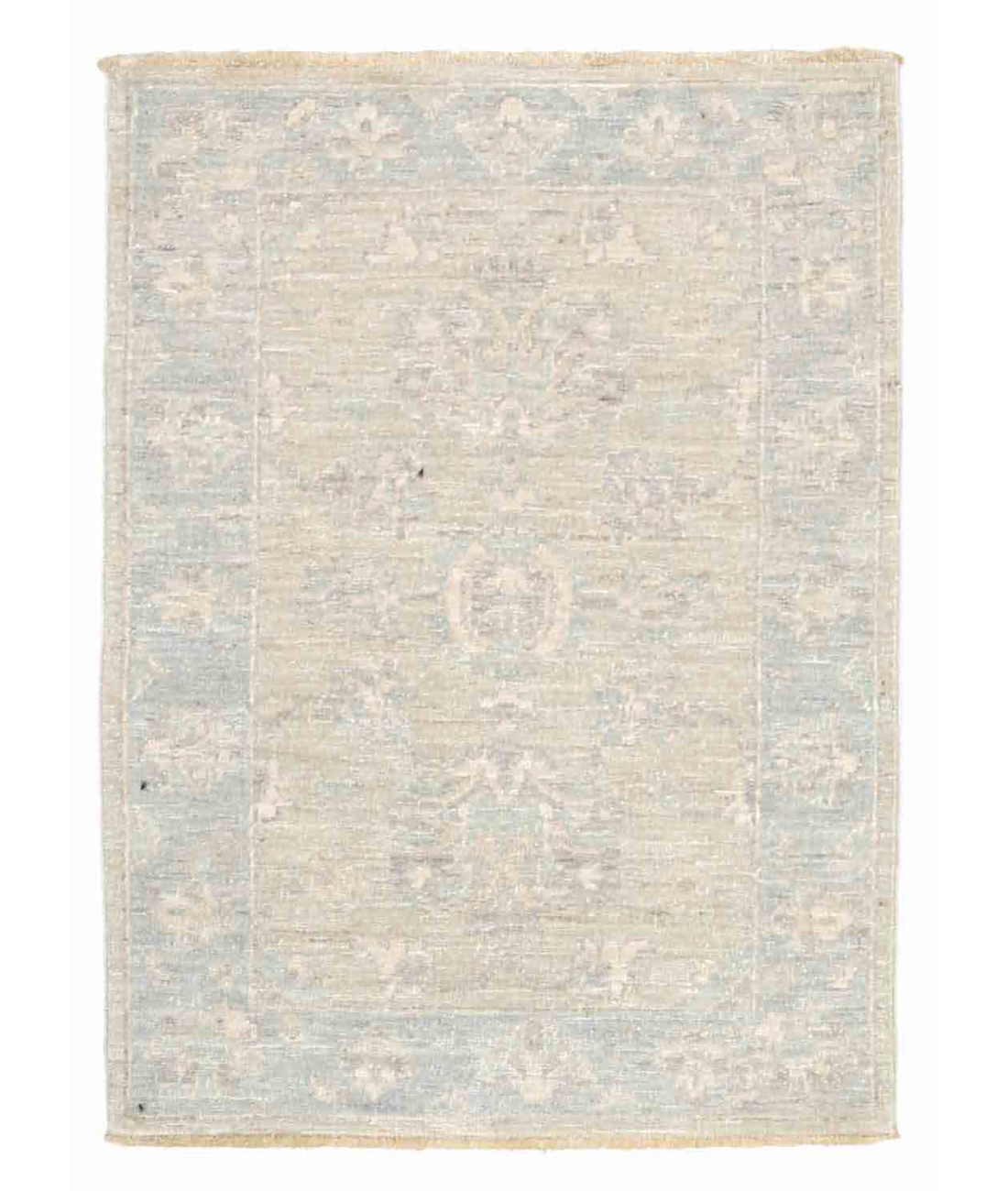 Hand Knotted Serenity Wool Rug 2' 2" X 2' 10" 2' 2" X 2' 10" (66 X 86) / Green / Grey