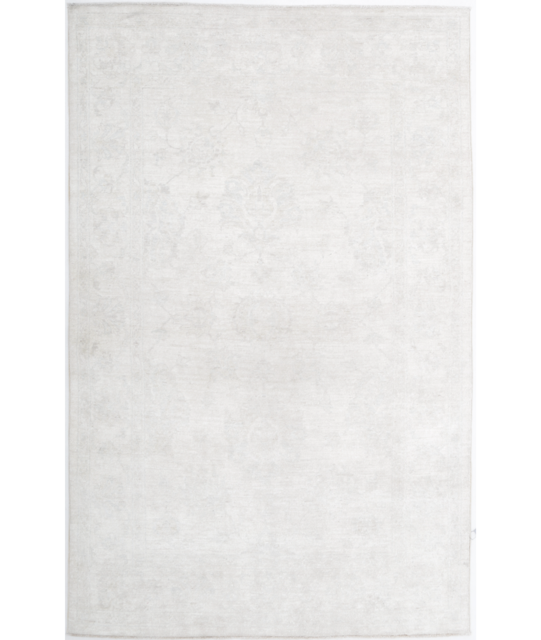 Hand Knotted Serenity Wool Rug 4' 0" X 6' 7" 4' 0" X 6' 7" (122 X 201) / Ivory / Ivory