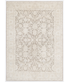 Hand Knotted Serenity Wool Rug 5' 3" X 7' 5" 5' 3" X 7' 5" (160 X 226) / Taupe / Ivory