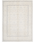 Hand Knotted Serenity Wool Rug 8' 9" X 11' 8" 8' 9" X 11' 8" (267 X 356) / Ivory / Blue