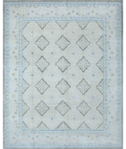 Hand Knotted Serenity Wool Rug 8' 1" X 10' 2" 8' 1" X 10' 2" (246 X 310) / Grey / Ivory