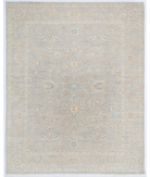 Hand Knotted Serenity Wool Rug 8' 1" X 9' 10" 8' 1" X 9' 10" (246 X 300) / Ivory / Blue