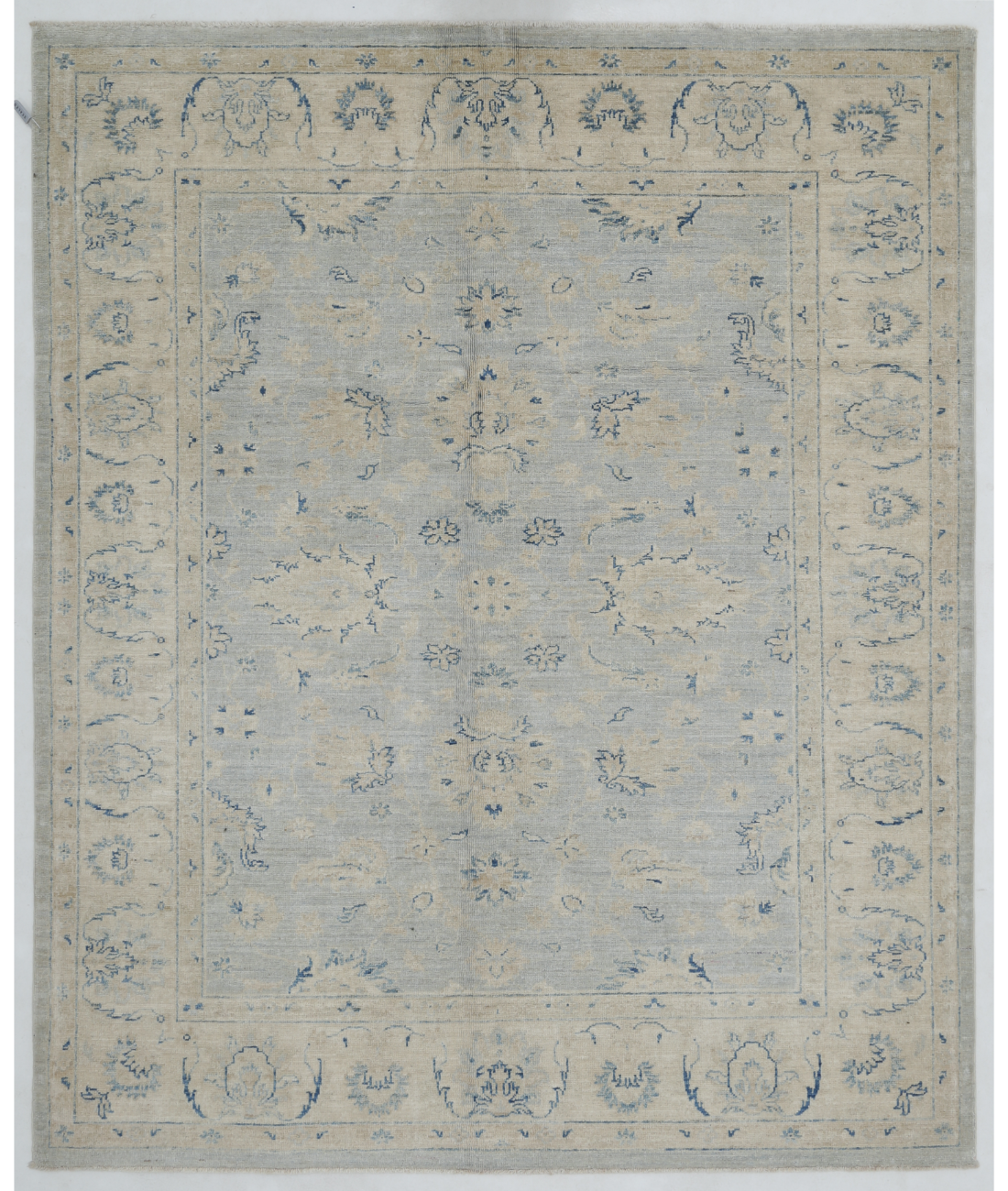 Hand Knotted Serenity Wool Rug 5' 0" X 6' 2" 5' 0" X 6' 2" (152 X 188) / Grey / Ivory