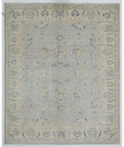 Hand Knotted Serenity Wool Rug 5' 0" X 6' 2" 5' 0" X 6' 2" (152 X 188) / Grey / Ivory