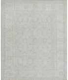 Hand Knotted Serenity Wool Rug 8' 2" X 9' 9" 8' 2" X 9' 9" (249 X 297) / Grey / Ivory