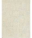 Hand Knotted Serenity Wool Rug 8' 10" X 11' 11" 8' 10" X 11' 11" (269 X 363) / Grey / Blue