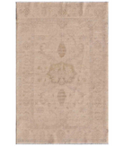 Hand Knotted Serenity Wool Rug - 3'3'' x 5'0'' 3' 3" X 5' 0" ( 99 X 152 ) / Ivory / Grey