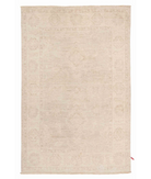 Hand Knotted Serenity Wool Rug 3' 10" X 5' 11" 3' 10" X 5' 11" (117 X 180) / Grey / Ivory
