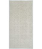 Hand Knotted Serenity Wool Rug 6' 11" X 14' 5" 6' 11" X 14' 5" (211 X 440) / Ivory / Ivory
