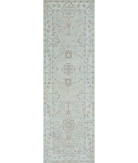 Hand Knotted Serenity Wool Rug 2' 8" X 8' 1" 2' 8" X 8' 1" (81 X 246) / Taupe / Ivory