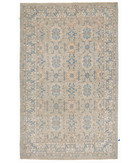 Hand Knotted Serenity Wool Rug 6' 1" X 9' 8" 6' 1" X 9' 8" (185 X 295) / Grey / Ivory