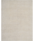 Hand Knotted Serenity Wool Rug 8' 6" X 11' 1" 8' 6" X 11' 1" (259 X 338) / Ivory / Grey