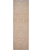 Serenity 3' 1" X 11' 1" Hand-Knotted Wool Rug 3' 1" X 11' 1" (94 X 338) / Grey / Ivory