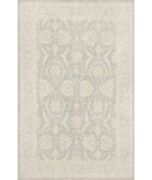 Hand Knotted Serenity Wool Rug - 6'0'' x 9'2'' 6' 0" X 9' 2" ( 183 X 279 ) / Grey / Ivory
