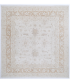 Hand Knotted Serenity Wool Rug 14' 0" X 14' 8" 14' 0" X 14' 8" (427 X 447) / Ivory / Rust