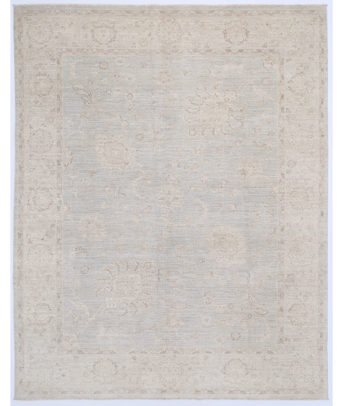 Hand Knotted Serenity Wool Rug 8' 2" X 10' 0" 8' 2" X 10' 0" (249 X 305) / Grey / Ivory