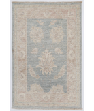 Hand Knotted Serenity Wool Rug 2' 1" X 3' 3" 2' 1" X 3' 3" (63 X 99) / Grey / Ivory