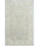 Hand Knotted Serenity Wool Rug 2' 2" X 3' 4" 2' 2" X 3' 4" (66 X 101) / Green / Ivory