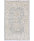 Hand Knotted Serenity Wool Rug 2' 1" X 3' 3" 2' 1" X 3' 3" (63 X 99) / Grey / Ivory