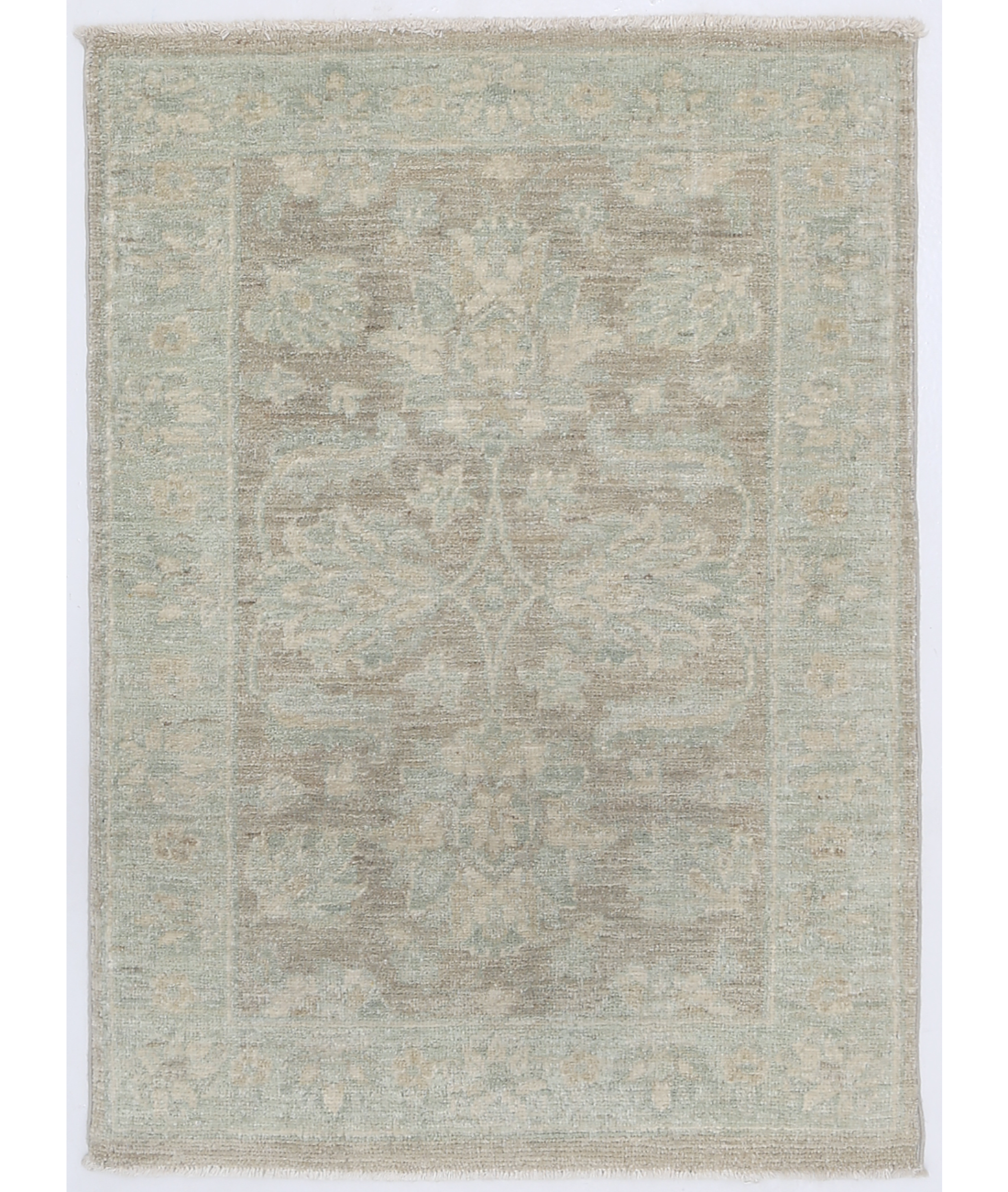 Hand Knotted Serenity Wool Rug 2' 1" X 2' 10" 2' 1" X 2' 10" (63 X 86) / Brown / Ivory