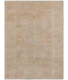 Hand Knotted Serenity Wool Rug 8' 10" X 12' 3" 8' 10" X 12' 3" (269 X 373) / Ivory / Gold