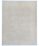 Hand Knotted Serenity Wool Rug 6' 2" X 7' 10" 6' 2" X 7' 10" (188 X 239) / Grey / Ivory