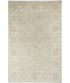 Serenity 5' 4" X 8' 5" Hand-Knotted Wool Rug 5' 4" X 8' 5" (163 X 257) / Taupe / Ivory